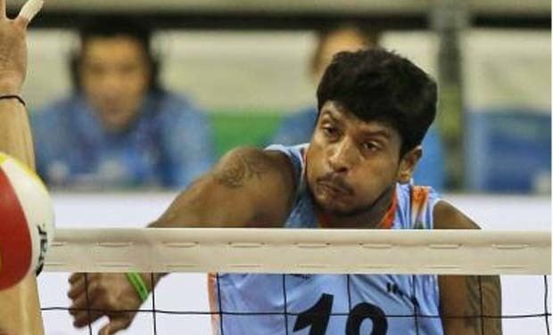 Naveen Raja Jacob International volleyball star M Naveen Raja Jacob booked for cheating