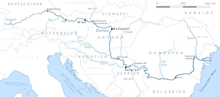 Nazi rule over the Danube River