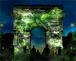 Naziha Mestaoui mestaoui projects virtual forests growing onto paris39 monuments