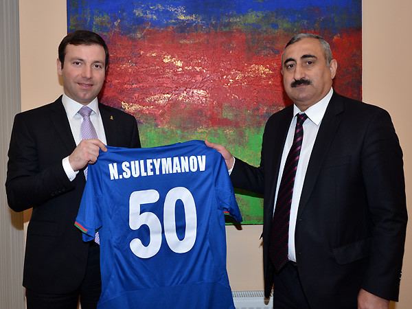 Nazim Suleymanov AFFA congratulates Nazim Suleymanov Reportaz