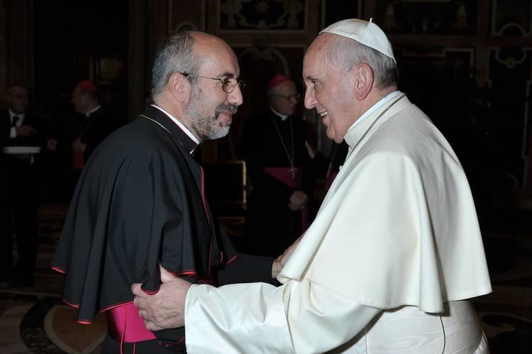 Nazzareno Marconi Papa Francesco incontra S E Monsignor Nazzareno Marconi