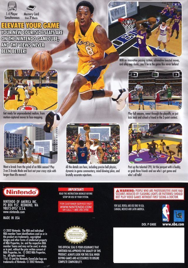 NBA Courtside 2002 NBA Courtside 2002 Box Shot for GameCube GameFAQs