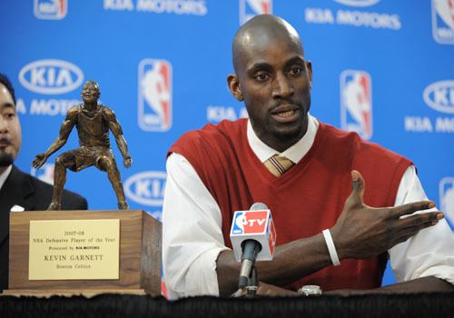 NBA Defensive Player of the Year Award Kevin Garnett Wins NBA Defensive Player of the Year Celticscom