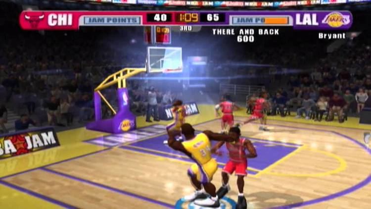 NBA Jam (2003 video game) Bulls Lakers NBA Jam 2003 Xbox YouTube