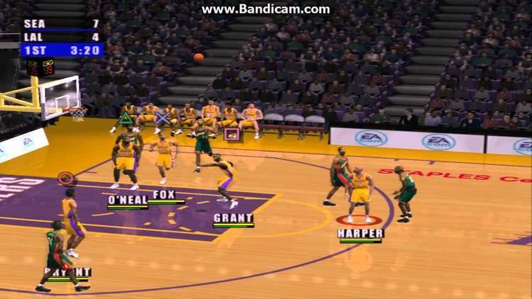 NBA Live 2001 NBA Live 2001 Lakers VS Sonics YouTube