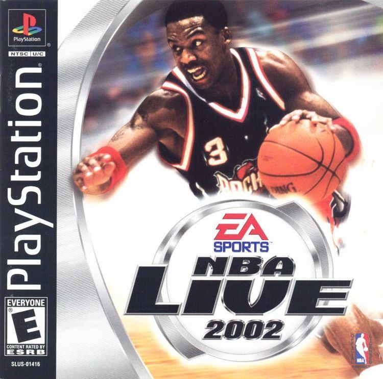 NBA Live 2002 NBA Live 2002 2001 PlayStation box cover art MobyGames