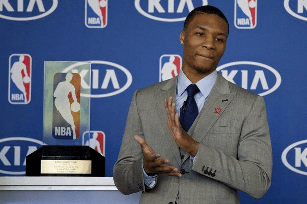 NBA Rookie of the Year Award Trail Blazers links Reaction to Damian Lillard39s NBA Rookie of the