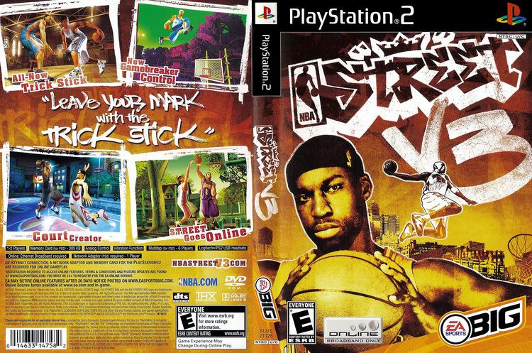 NBA Street V3 NBA Street Vol 3 Cover Download Sony Playstation 2 Covers The