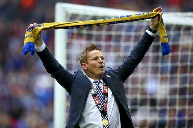 Neal Ardley Wally meets Neal Ardley AFC Wimbledon boss hopes Brad Pitt plays