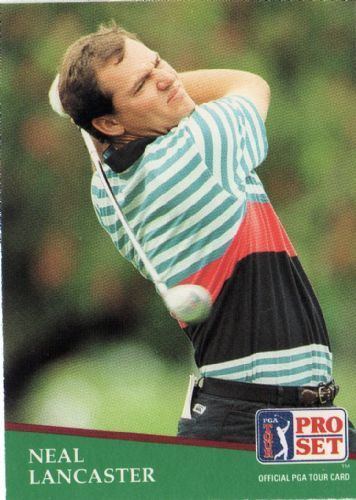 Neal Lancaster NEAL LANCASTER 85 Proset 1991 PGA Tour Golf Trading Card
