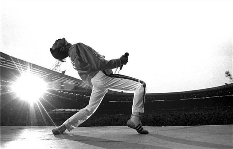 Neal Preston Neal Preston Freddie Mercury Wembley Stadium England