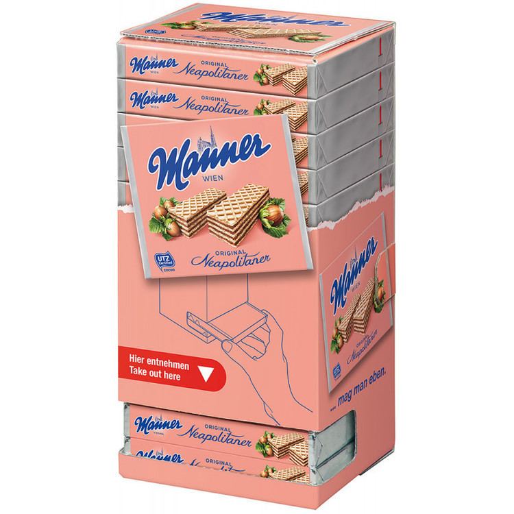 Neapolitan wafer Manner Original Neapolitan Wafers Box 12 pcs