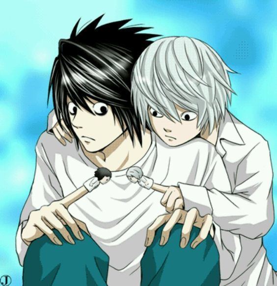 Near (Death Note) Death Note L and Near They would be such great buddies TT