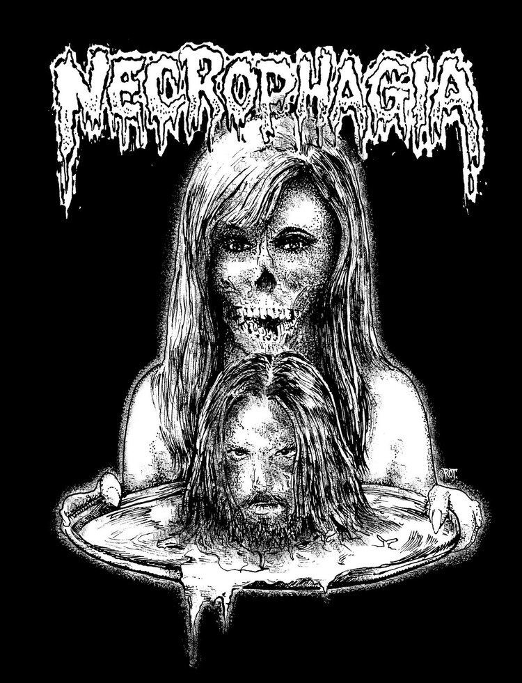 Necrophagia ROTGRAFIX Necrophagia US tour shirt and show info