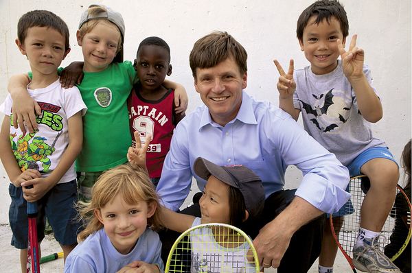 Ned Eames Ned Eames uses tennis to boost innercity reading skills and