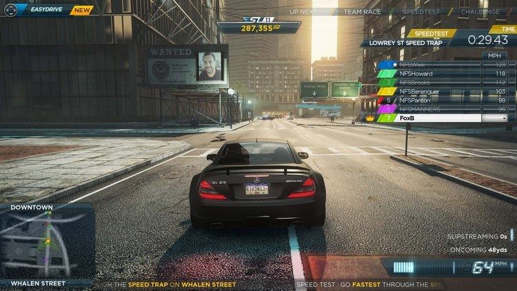 need for speed most wanted 2 player split screen