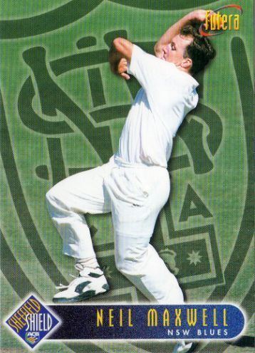 Neil Maxwell NEW SOUTH WALES BLUES Neil Maxwell 90 FUTERA World Cup Cricket