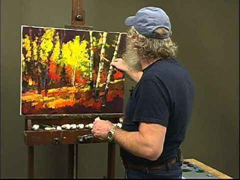 Neil Patterson (artist) Aspens an oil painting by Neil Patterson OPAM OPA President