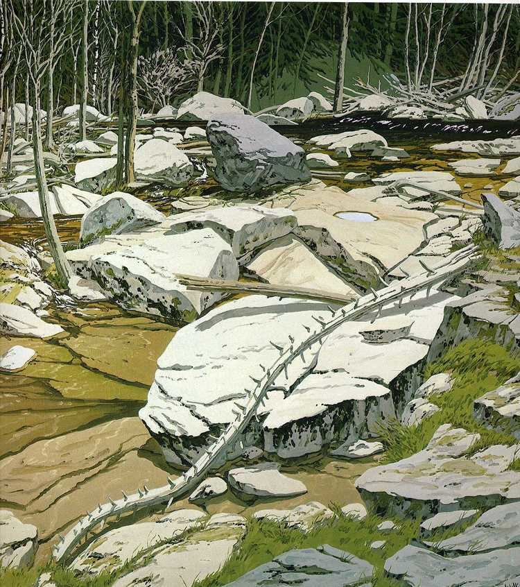 Neil Welliver The Blue Pool Neil Welliver WikiArtorg