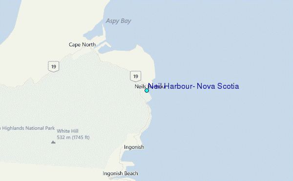 Neil's Harbour, Nova Scotia Neil Harbour Nova Scotia Tide Station Location Guide