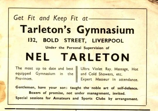 Nel Tarleton Merseyside Boxing Archive