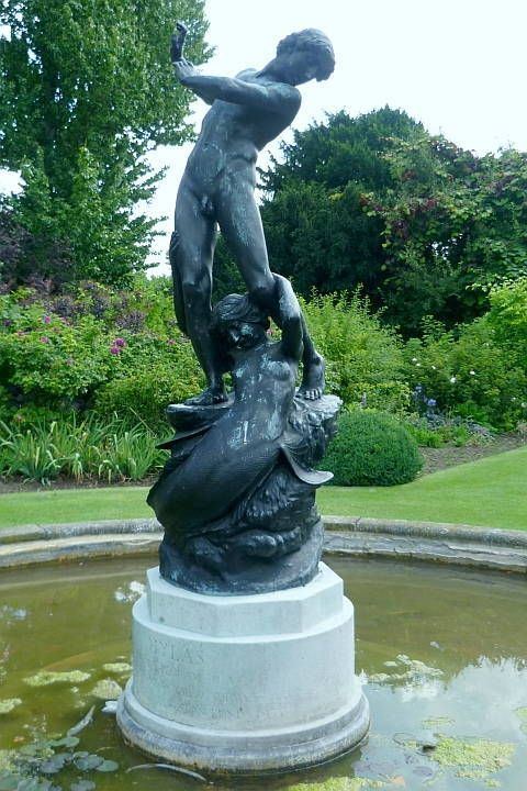 Neleus Hylas statue in Regent Park Neleus from Mary Poppins Mary