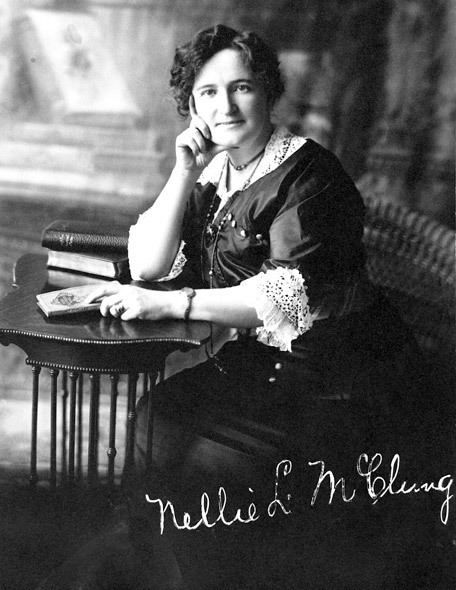 Nellie McClung Canadian Personalities Nellie McClung
