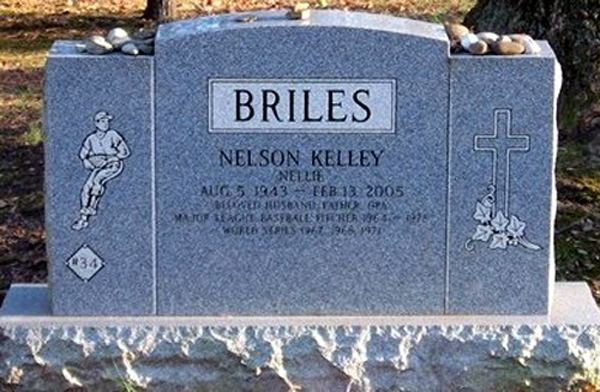 Nelson Briles TheDeadballEracom Nelson Briles39 Grave