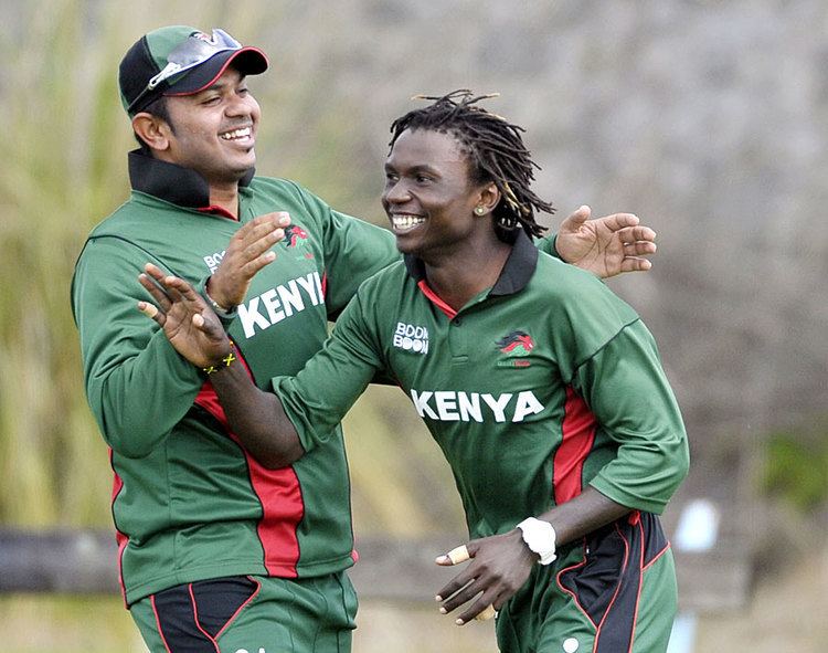 Nelson Odhiambo took 3 for 48 Photo ICC World Cricket League