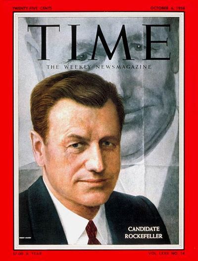 Nelson Rockefeller TIME Magazine Cover Nelson Rockefeller Oct 6 1958