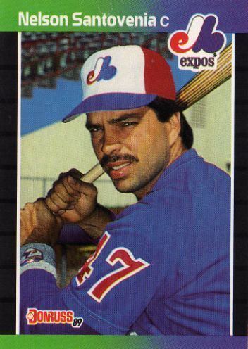 Nelson Santovenia MONTREAL EXPOS Nelson Santovenia 366 DONRUSS 1989 MLB Baseball