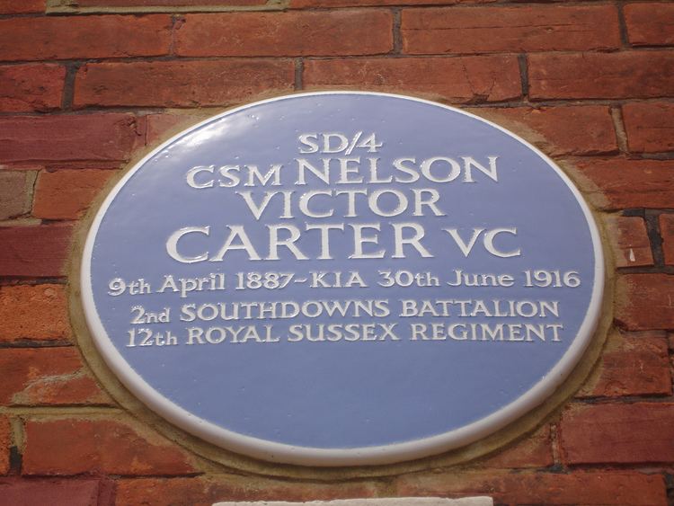 Nelson Victor Carter Nelson Victor Carter blue plaque