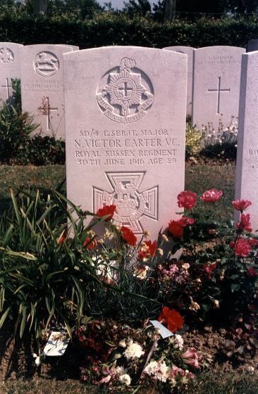 Nelson Victor Carter CSM Nelson Victor Carter VC 12th Royal Sussex Regiment