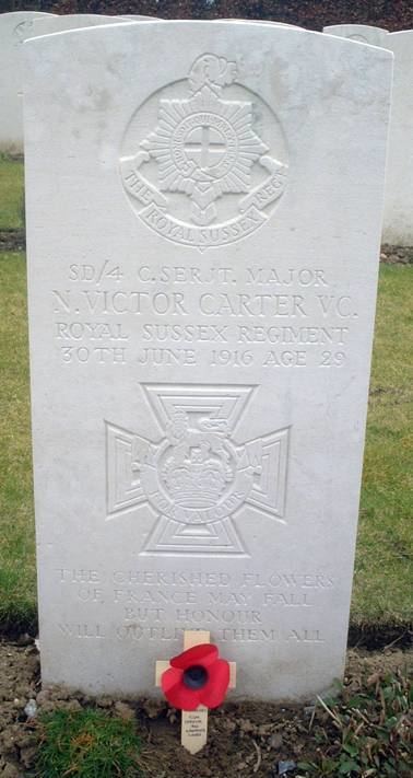 Nelson Victor Carter Company Sergeant Major Nelson Victor Carter VC Royal Sussex