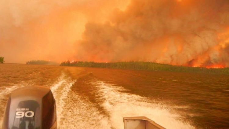 Nemeiben Lake, Saskatchewan Forest fires ravage cabins at Nemeiben Lake near La Ronge