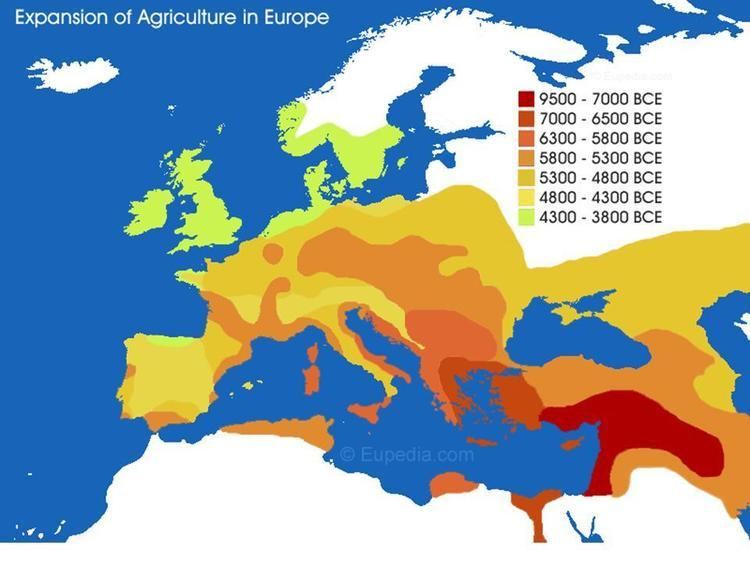 Neolithic Europe Neolithic Progression LevantAsia MinorBalkans