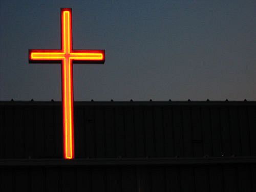 Neon Cross Neon Cross in Kindersley SK Christo de Klerk Flickr