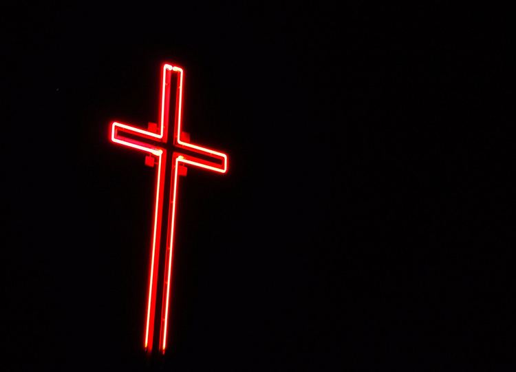 Neon Cross Neon Cross Neon Cross at an Assembly of God church on the Flickr