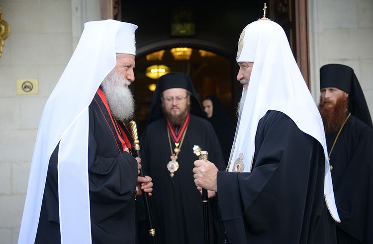 Neophyte of Bulgaria Patriarch Kirill meets with Patriarch Neophyte of Bulgaria The