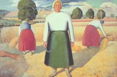 Neorealism (art) Visual Art Neorealism and Socialist Realism Malevich39s quotReapersquot