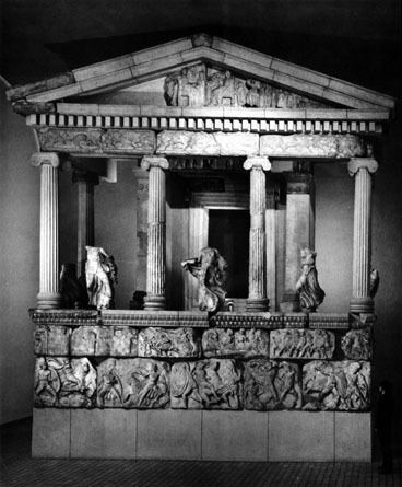 Nereid Monument The Nereid Monument at Xanthos Ashmolean Museum casts Sculpture