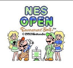 NES Open Tournament Golf NES Open Tournament Golf USA ROM lt NES ROMs Emuparadise