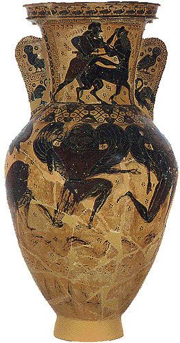 Nessos Painter Attic blackfigure amphora From Athens By the Nessos painter 620