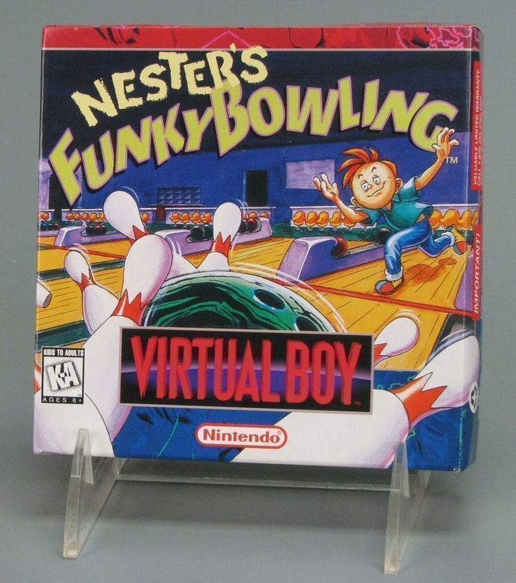 Nester's Funky Bowling 1118009 Nintendo Virtual Boy Nester39s Funky Bowling video game