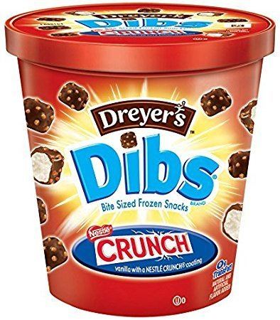 Nestlé Dibs Nestle Dibs Vanilla Ice Cream WNestle Crunch Coating 40 Oz 12