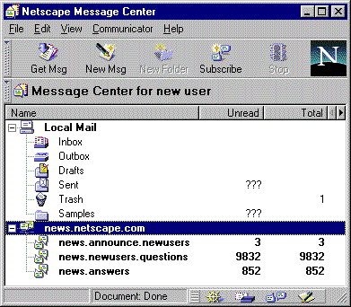 Netscape Communicator Welcome to Netscape CommunicatorWelcome to Netscape Communicator