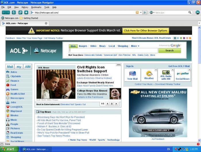 Netscape (web browser) Netscape Navigator Download