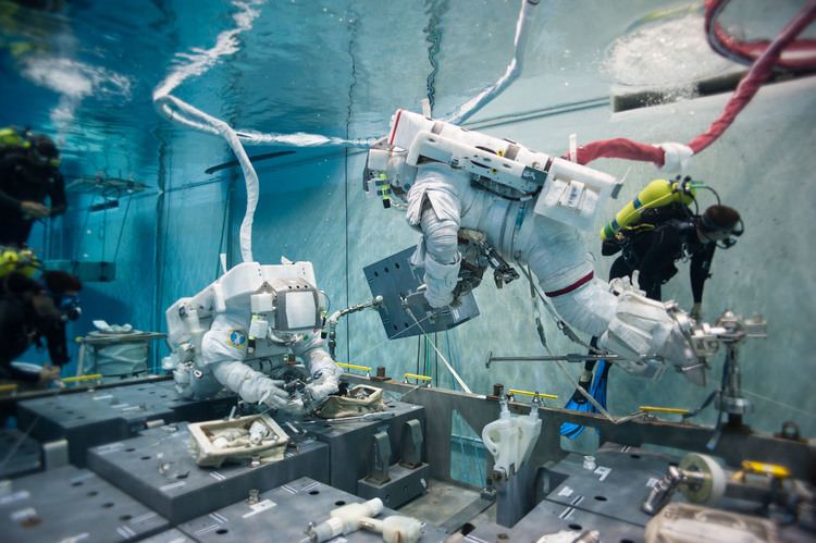 Neutral Buoyancy Laboratory FileTerry Virts simulates extravehicular activity in the Neutral