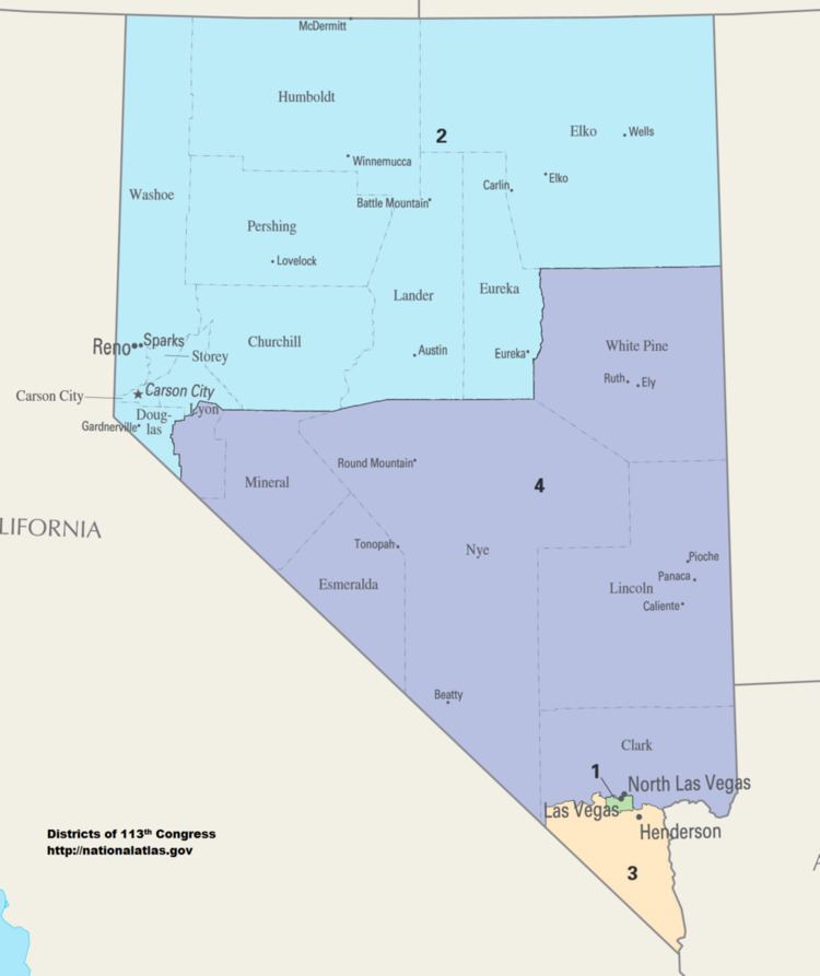Nevada's congressional districts
