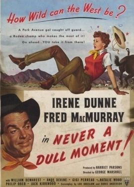 Never a Dull Moment (1950 film) movie poster